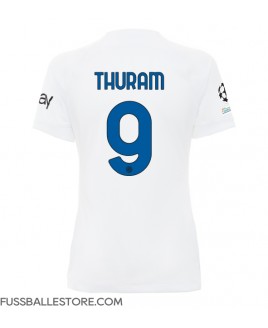 Günstige Inter Milan Marcus Thuram #9 Auswärtstrikot Damen 2023-24 Kurzarm
